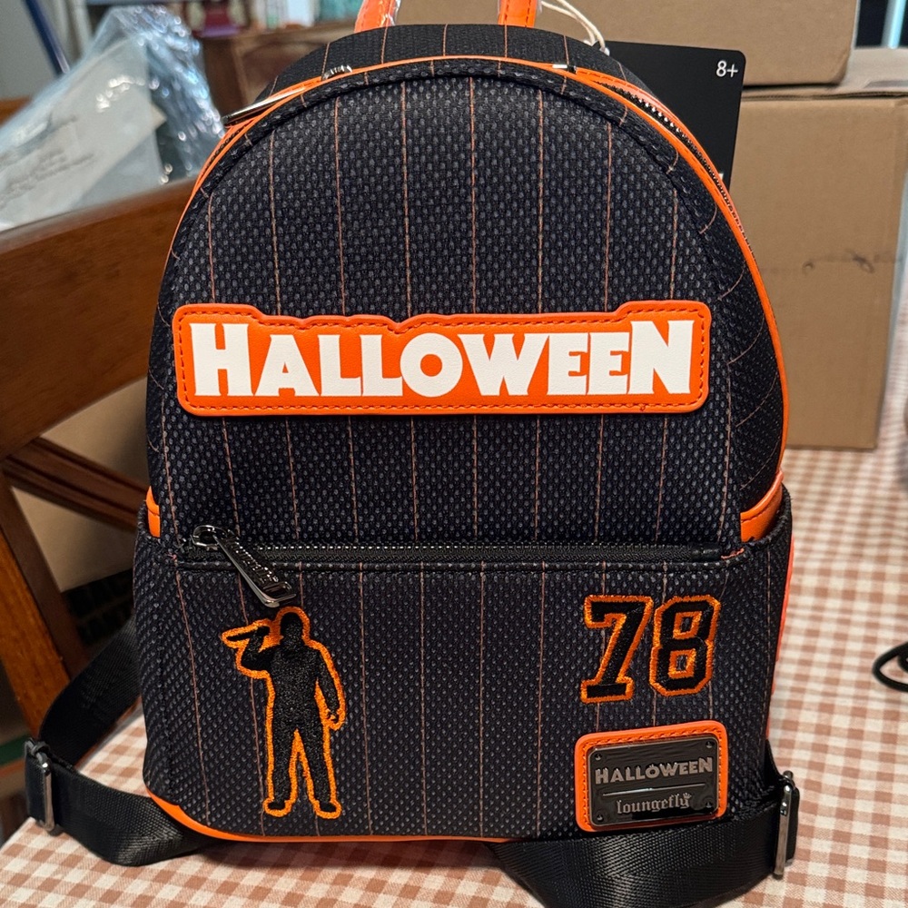Loungefly Halloween Black and Orange Backpackhalloween Loungefly
